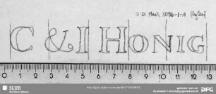W-Dl-612 Hollandia / "C & I Honig"