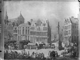 Marktplatz in Antwerpen
