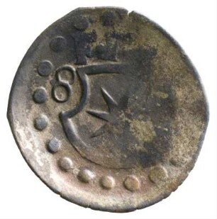 Münze, Pfennig (Schüsselpfennig), 1588