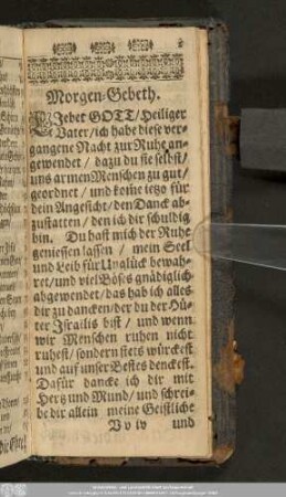 Morgen-Gebeth.