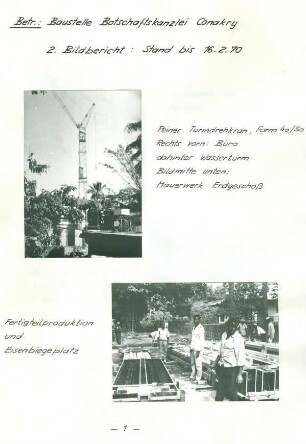 Deutsche Botschaft, Conakry, 1970