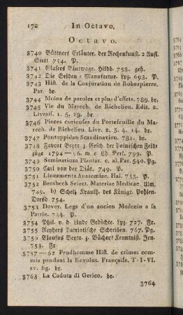 172-181, Octavo