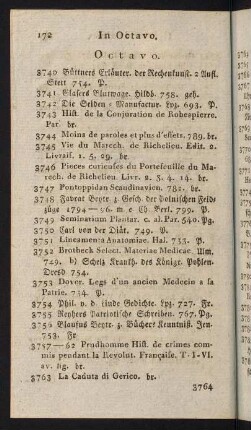 172-181, Octavo