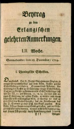 LII. Woche