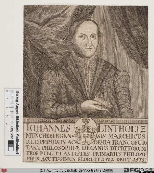 Bildnis Johannes Lintholtz