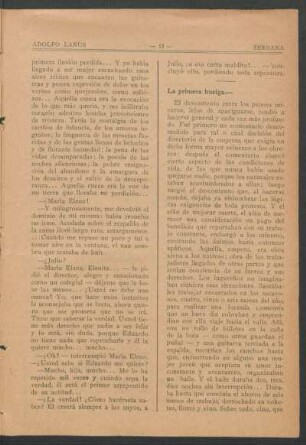 La primera huelga.