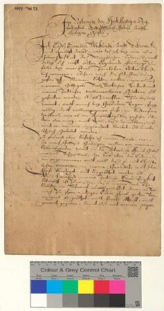 Testament des Wilhelm Busche. Eigenhändige Unterschrift.