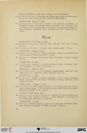Plastik (Nr. 378-391)