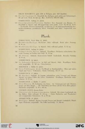 Plastik (Nr. 378-391)