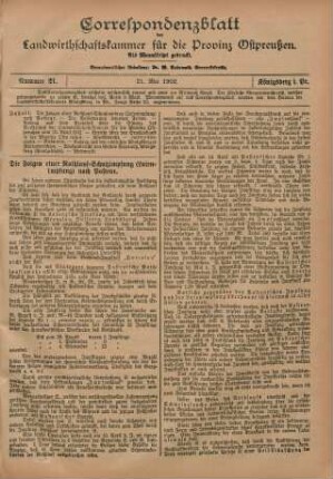 Nummer 21. 21. Mai 1902.