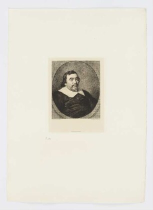 Herrenbildnis, Blatt 9 der Folge "Radierungen von Bildern im Metropolitan Museum, New York"
