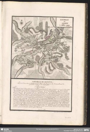 Bataille De Lignitz, Lui se donna entre Sa Majesté le Majesté le Roi de Prusse et les Imperiaux sous le commandement du Général de Lauden le 15. Aôut 1760