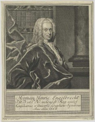 Bildnis des Herman. Henric. Engelbrecht