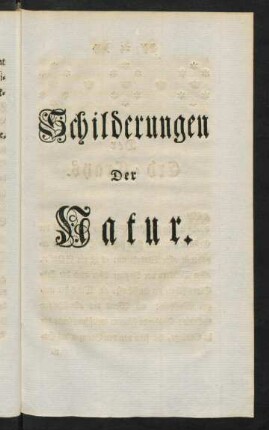 23-32, Schilderungen der Natur.