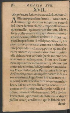 Oratio XVII.
