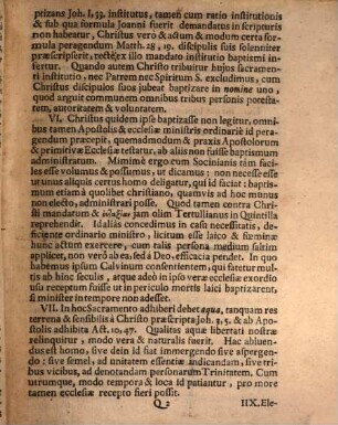 Disputationum Theologicarum Decima Sexta De Sacramentis Novi Testamenti
