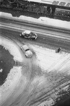 Stärkster Schneefall in Karlsruhe seit 27 Jahren.
