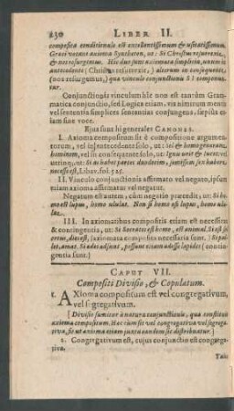 Caput VII. Compositi Divisio, et Copulatum.
