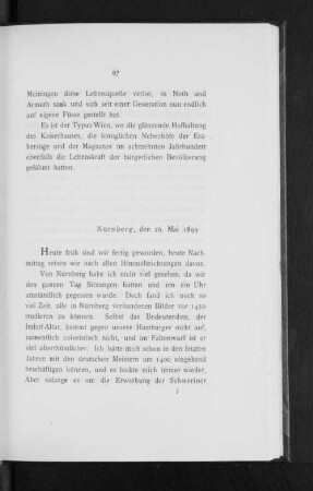Nürnberg, den 26. Mai 1899