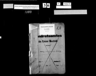 Bildung einer Gemeinde Fleckenberg Bd.1