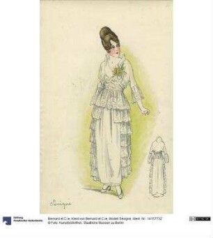 Kleid von Bernard et C.ie, Modell Sévigné