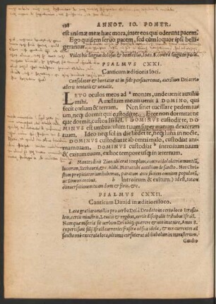 Psalmus CXXI. - Psalmus CXXX.