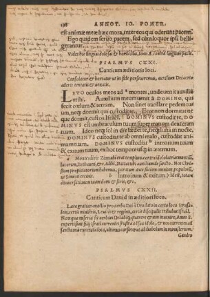 Psalmus CXXI. - Psalmus CXXX.
