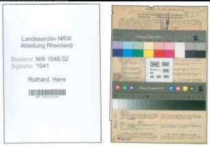 Entnazifizierung Hans Ruthard , geb. 07.03.1915 (Beamter)