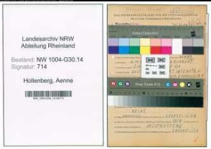 Entnazifizierung Aenne Hollenberg , geb. 16.10.1905 ()