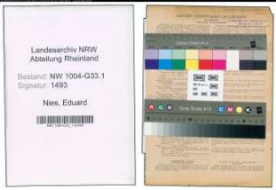Entnazifizierung Eduard Nies , geb. 07.07.1887 (Lehrer)