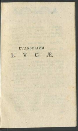Evangelium Lucae