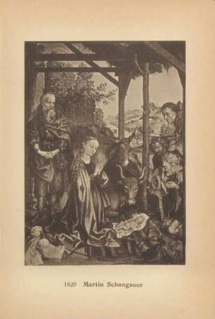 Martin Schongauer. Geburt Christi. 1629