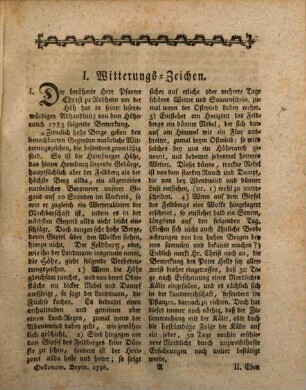 Oekonomische Beyträge und Bemerkungen zur Landwirthschaft : auf das Jahr ... oder Unterricht für den Landmann ; als eine Fortsetzung des ehemaligen Landwirtschafts-Calenders. 1786, 1786