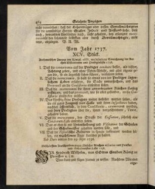 464-766, Vom Jahr 1737.