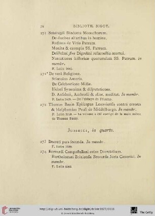 Juridici, in quarto