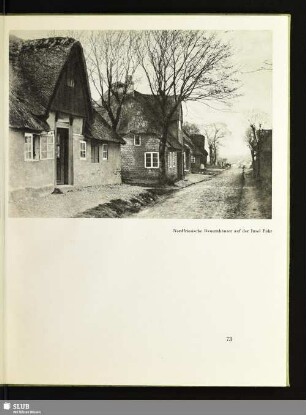 Nordfriesische Bauernhäuser auf der Insel Föhr