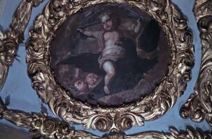 Innendekoration des Treppenhauses — Deckendekoration des Treppenhauses — Allegorien der vier Elemente — Luft