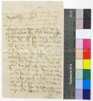 Brief von D. Gutherz an Franz Wolff