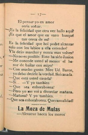 La Moza de Mulas