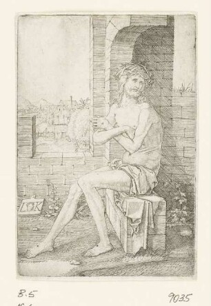 Christus mit Dornenkrone, sitzend