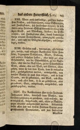 143-147, XXII - XXIV