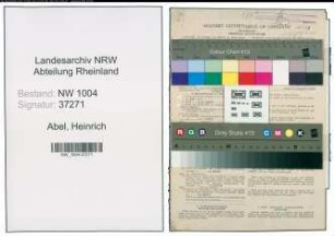 Entnazifizierung Heinrich Abel , geb. 07.05.1895 (Ingenieur)