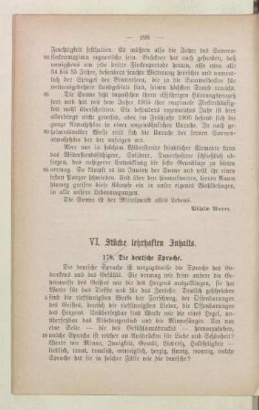 VI. Stücke lehrhaften Inhalts
