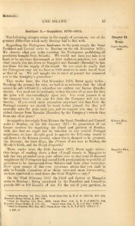 Section II. Supplies, 1676 - 1803