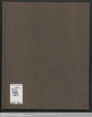 1877: Königl.-Sächs. gnädigst privilegirter Pirnaischer oeconom. Haushaltungs-Kalender