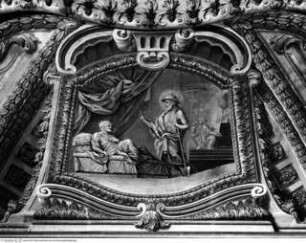 Szenen aus dem Leben der heiligen Katharina von Genua und Kardinaltugenden, Szene aus dem Leben der heiligen Katharina von Genua