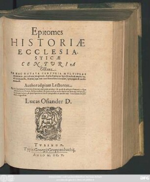 8: Epitomes Historiae Ecclesiasticae : Centuria ...