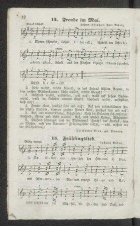 15. Frühlingslied.