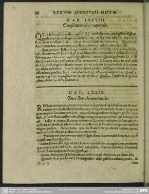 Cap. LXXVIII. Constitutio diei capitalis