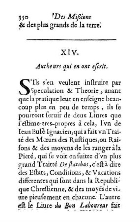 XIV. Autheurs qui en ont escrit